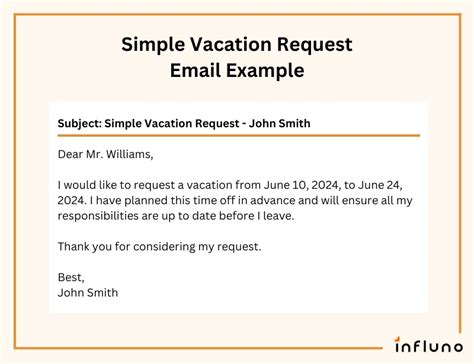 How To Compose a Vacation Request Email (With 3 … - balustradellc