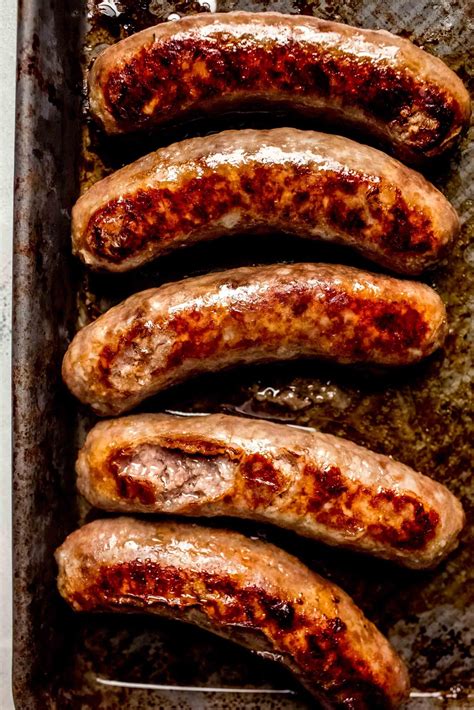 How to Cook Bratwurst in the Oven - Insanely Good - balustradellc