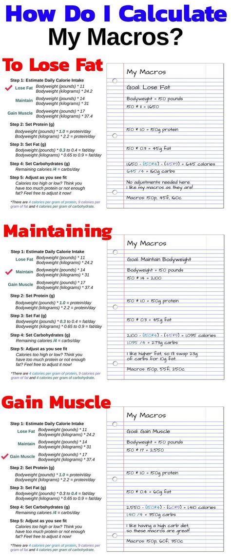 How to Count Macros for Weight Loss, Muscle Gain, … - balustradellc