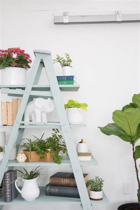 How to Create a DIY Ladder Shelf | HGTV - balustradellc