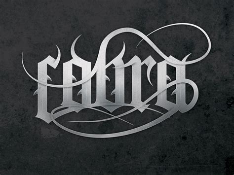How To Create a Gothic Blackletter Typographic Design - muktibox.com