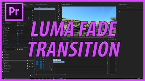How to create a Luma Fade Transition Effect in Adobe Premiere Pro … - balustradellc