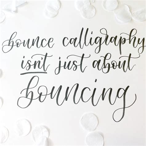 How to create bounce calligraphy - muktibox.com