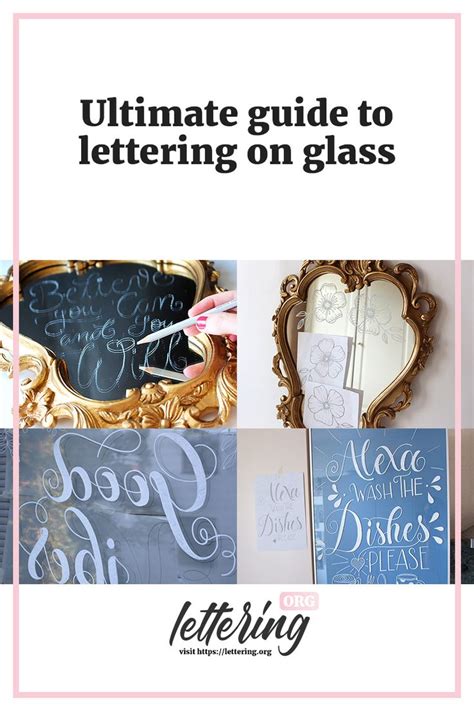 How to create charming hand lettering projects on glass - muktibox.com