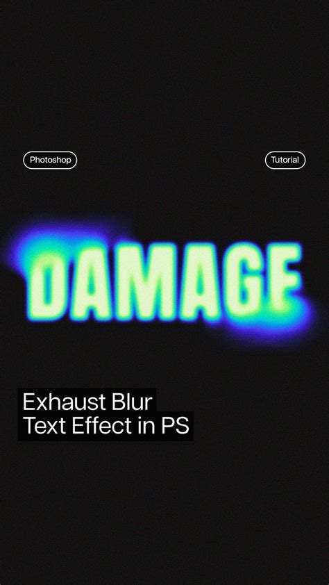 How to Create Exhaust Blur Text Effect + Free Template | Photoshop ... - muktibox.com