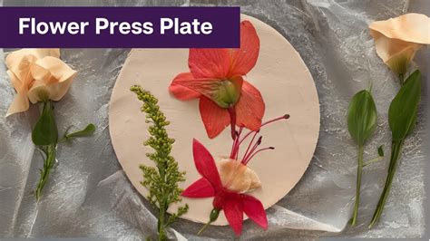 How to Create Floral Imprint Plates from Clay Slabs - muktibox.com