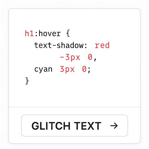 How to create glitch text and image effects in CSS - muktibox.com