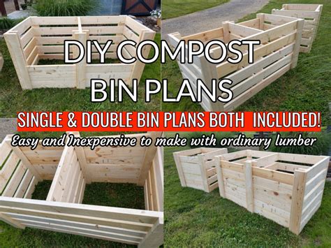 How To Create The Perfect DIY Compost Bins - Attractive & Inexpensive! - raincitystudios.com