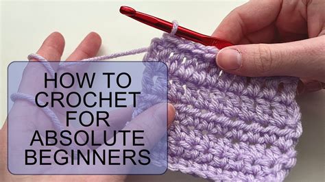 HOW TO CROCHET FOR BEGINNERS - Step by Step - YouTube