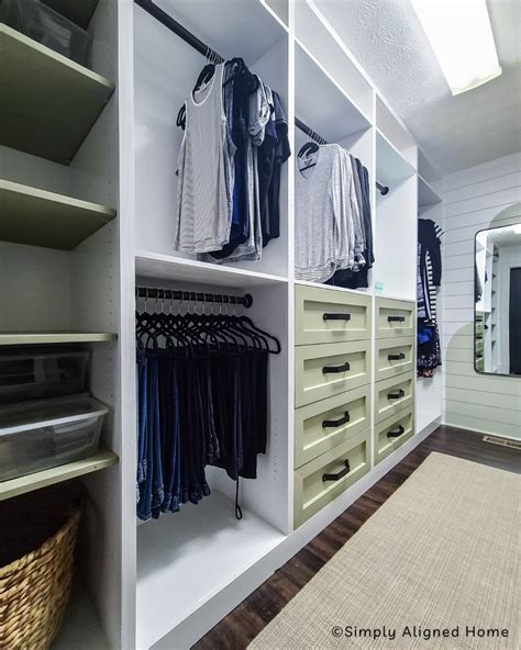 HOW TO DESIGN A CUSTOM DIY CLOSET Simply Aligned Home