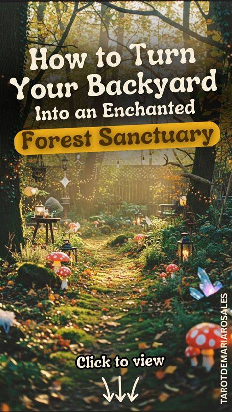 How To Design A Whimsical Forest Garden In Your Own Backyard - raincitystudios.com