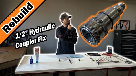 HOW TO DISASSEMBLE HYDRAULIC COUPLER OR QUICK …