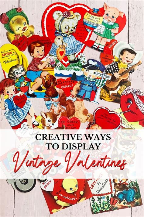 How To Display Vintage Valentines - House of … - muktibox.com