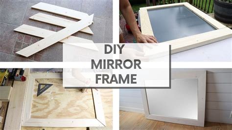 HOW TO DIY Large Mirror Frame Build YouTube