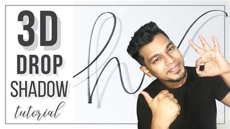 How to do 3d Drop Shadow Calligraphy | Easy Lettering ... - muktibox.com