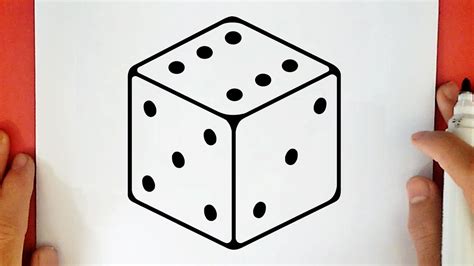 HOW TO DRAW A DICE YouTube