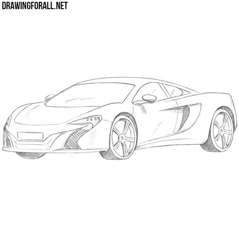 HOW TO DRAW A MCLAREN 650S - 3dvkarts.net