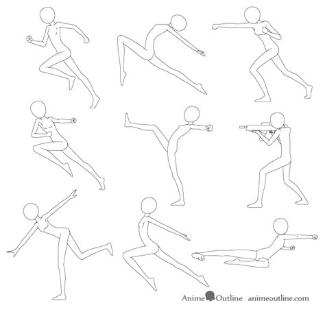 How to Draw Anime Poses Step by Step - AnimeOutline - muktibox.com