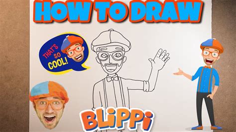 HOW TO DRAW BLIPPI Easy StepbyStep Tutorial FOR KIDS YouTube
