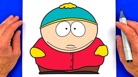HOW TO DRAW ERIC CARTMAN South Park Easy Step By Step Tutorial For Beginners YouTube