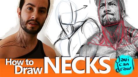 HOW TO DRAW NECKS A PROCESS TUTORIAL YouTube