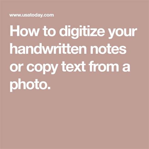 How to Easily Digitize Your Handwritten Notes - Make … - muktibox.com