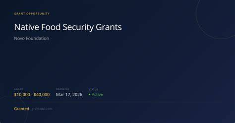 How to Find Grants for Food Security Projects - fundsforNGOs - raincitystudios.com