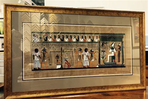 How to frame papyrus art - Jubilee Framers - muktibox.com