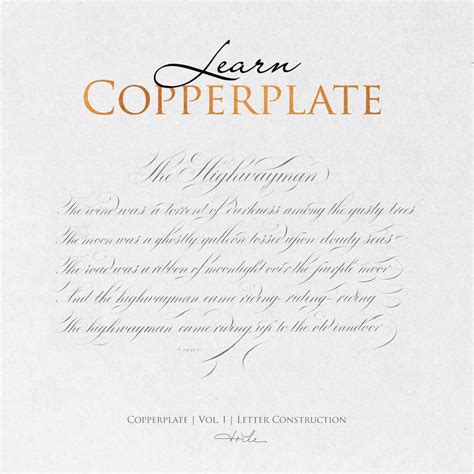 How To Get Started With Copperplate Calligraphy - muktibox.com