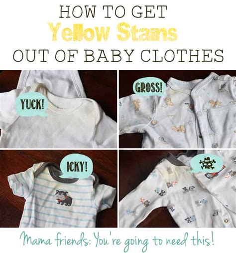 How To Get Yellow Stains Out Of Vintage Baby Clothes - muktibox.com