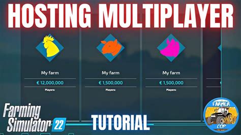 HOW TO HOST A MULTIPLAYER SESSION - Farming …