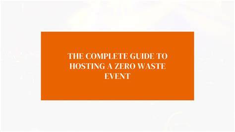 How to Host a Zero-Waste Event - C&C Disposal - raincitystudios.com