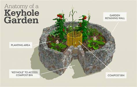 How to Make a Keyhole Garden Bed - Food Gardening … - raincitystudios.com