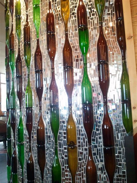 How to Make a Recycled Glass Bottle Wall - A Sustainable DIY Guide - raincitystudios.com