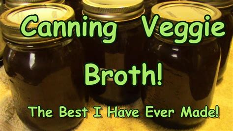 HOW TO MAKE AND CAN VEGETABLE STOCK - YouTube