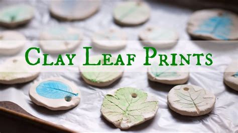 How to Make Clay Leaf Prints for Ornaments - The … - muktibox.com