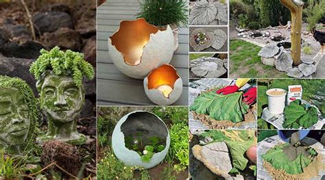 How to make concrete garden ornaments - my Old Workshop - muktibox.com