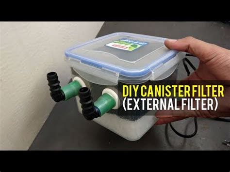 How to Make DIY Canister filter from Scratch Using Plastic Jar - raincitystudios.com