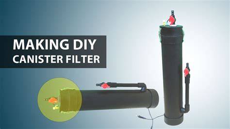 How to make DIY Canister Filter using PVC pipe without a screw cap - raincitystudios.com