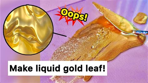 How to make Gold Leaf & DIY one step paint look ANTIQUE - muktibox.com