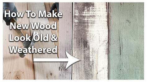 How To Make New Wood Look Old & Rustic | Young … - muktibox.com