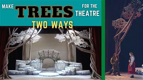 How to Make TREES for Theater - Set Design, Lion Witch Wardrobe - muktibox.com