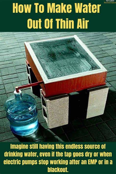 How To Make Water Out Of Thin Air Diy - raincitystudios.com