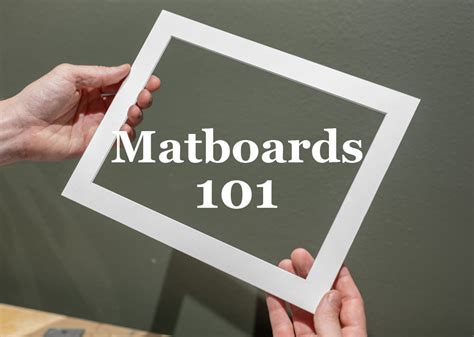 How to Mount Your Art with Matboards - Matboard and More - muktibox.com