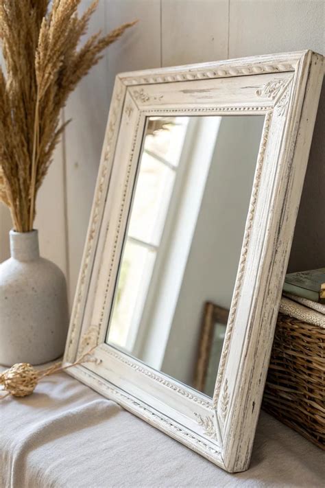 How To Paint a Mirror Frame - Salvaged Inspirations - muktibox.com