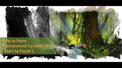 How to Paint Environment Concept Art ( Start to Finish ) - muktibox.com