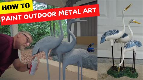 How To Paint Outdoor Metal Art - muktibox.com