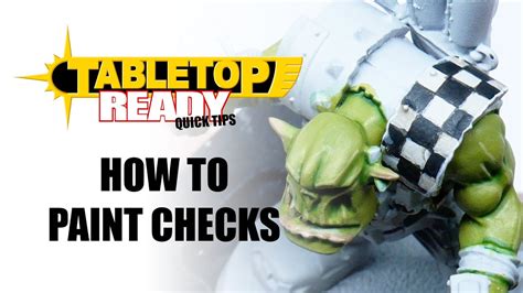 HOW TO PAINT checkered patterns for ORKS YouTube