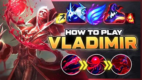 HOW TO PLAY VLADIMIR Build & Runes Diamond Commentary Champion