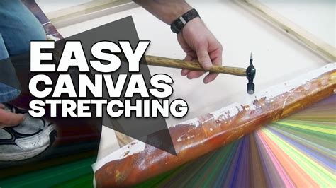 How to Re-Stretch a Canvas - SE1 Picture Frames - muktibox.com